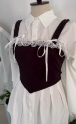 Corset black and white - Image 3