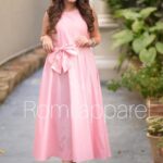 Pink cotton dress