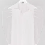 WHITE ORGANZA TOP