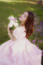 Pink cotton dress - Image 3