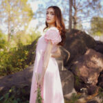 Pink cotton dress