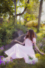 Pink cotton dress - Image 2