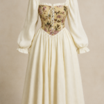 Vintage floral corset