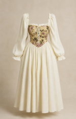 Vintage floral corset