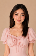Rosé Whisper Maxi Dress - Image 3